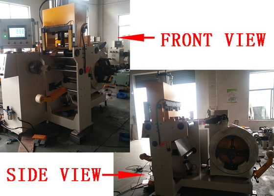 Αυτοματοποιημένη μηχανή συγκόλλησης ψυχρής ένωσης ενός φύλλου LV μετασχηματιστή