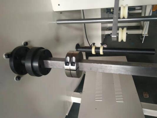 Αυτοματοποιημένη μηχανή περιστροφής σπείρας μετασχηματιστή με κινητήρα 7,5 kW, ταχύτητα 0 ~ 90 RPM και σύστημα ελέγχου PLC