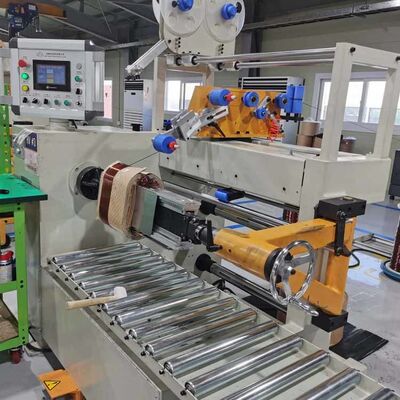 Μηχανή περιέλιξης πηνίων μετασχηματιστή με τριγωνική στήριξη για σύρματα χαλκού και αλουμινίου 0,3-5,0mm