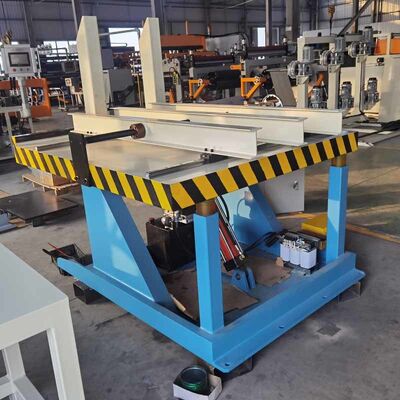 Υδραυλικός μετασχηματιστής πυρήνας Stacking Table με 3000kg χωρητικότητα φόρτωσης και ρυθμιζόμενο σχεδιασμό στήλης