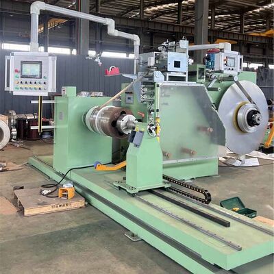 Automatic HV Foil Winding Machine with 200 rpm Speed, 1500 kg Max Coil Weight, and TIG Welding Unit